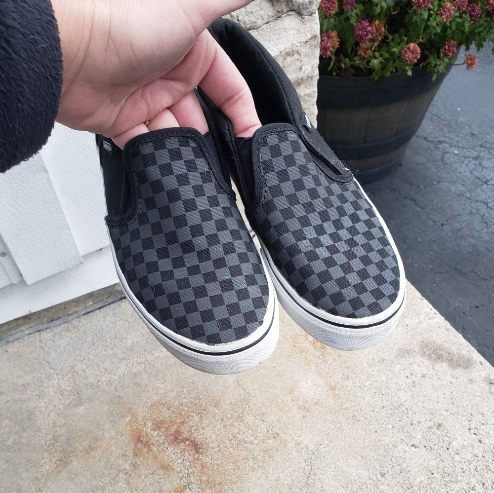 Vans Black/Gray Size 4